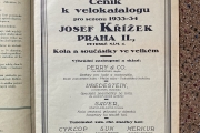 Ceník Josef Křížek 1933/34 (778)